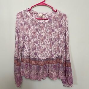 Mystree pink floral top